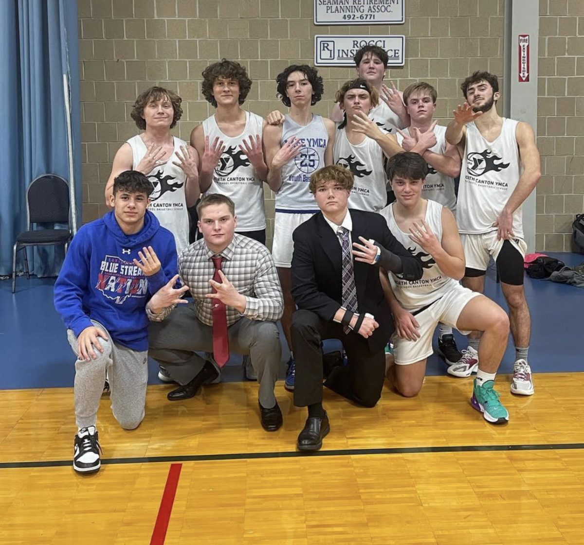 Local Y-Ball Team after an astonishing win 