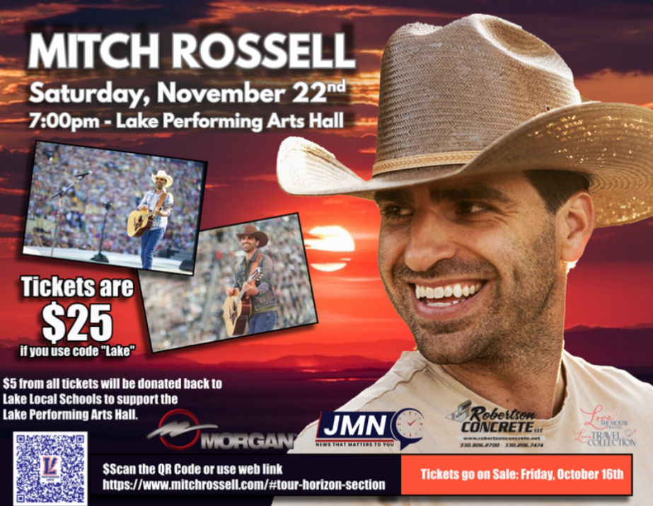 Mitch Rossel Concert Flier 